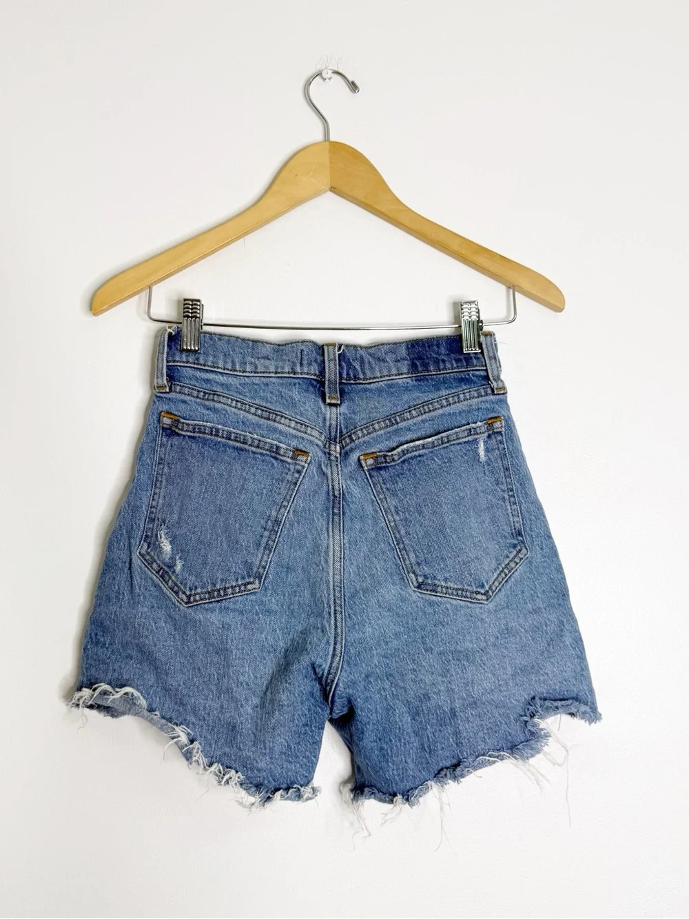 Abercrombie & Fitch Dad Shorts Curve Love High Rise Size 25/0 Denim